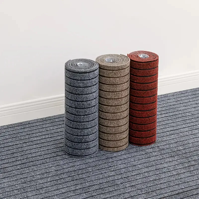 Self Adhesive Carpet Floor Tiles Sticker Rugs Peel and Stick Mat DIY Office Home Hotel Stair Floor Sticker,Cat Scratching Mat