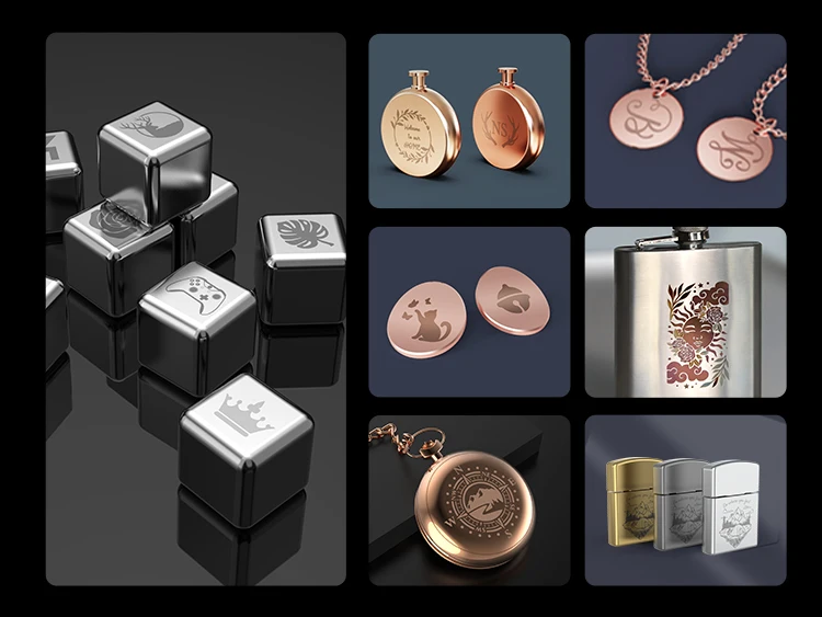 آلة وضع العلامات G2 المحمولة الصغيرة الحجم الصناعية 20 وات 30 وات 50 وات ألياف #2