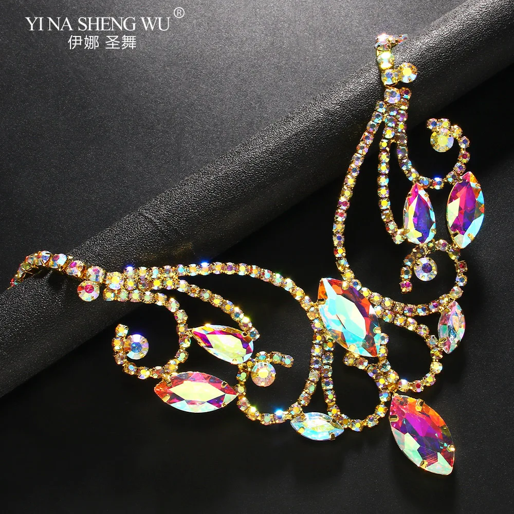 Belly Dance Necklace Female Adult Latin Stage Professional Performance Competition Accessories National Standard Dance Jewelry