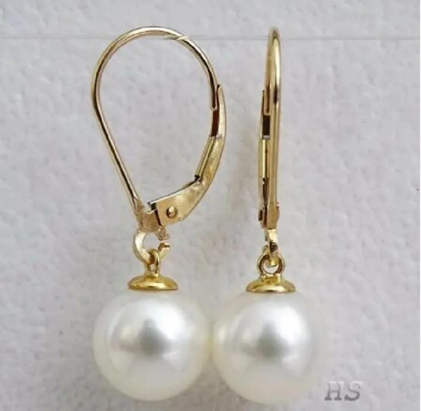 

AAA++ South Sea Pearl 10mm Hoop Earrings