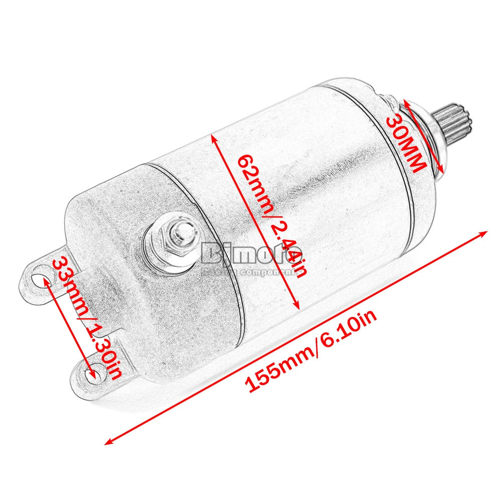 Anlasser für Yamaha YZF R1 R1M MT10 MT-10 SP MTN1000 2CR-81890-00 2CR-81890-10 für Honda CBR1000 CBR1000RR Fireblade – Detail 10
