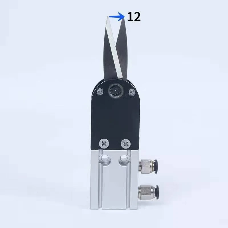 

Double Action Special Shears For Masks HS-K12 Mask Machine Pneumatic Scissor High Speed Automatic Ear Scissor