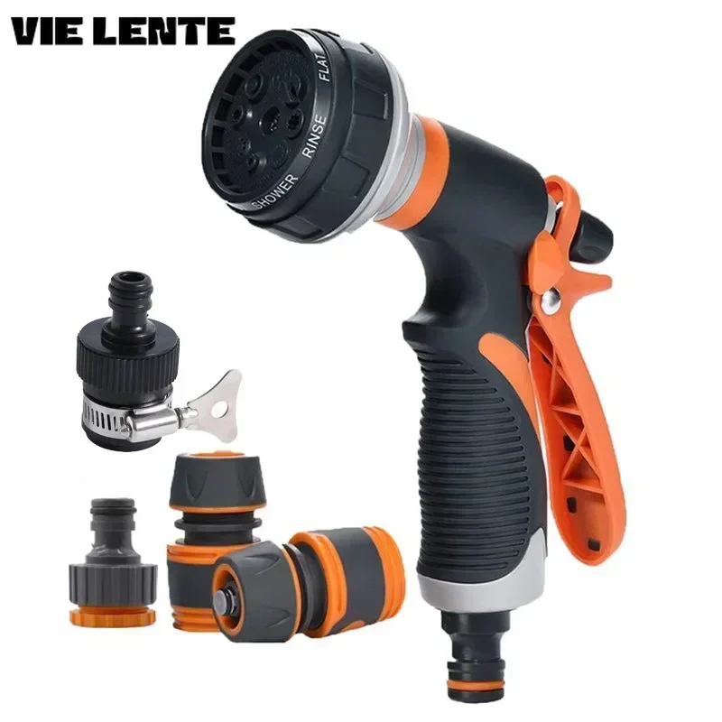 منظف غسيل الحديقة، ضغط عالي للسيارة وخرطوم فوهة غسالة، مسدس رش الماء، خرطوم حديقة قابل للتعديل، مسدس مياه لغسيل السيارات