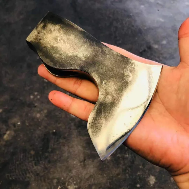 Semi-finished axe block tomahawk multifunctional field survival props