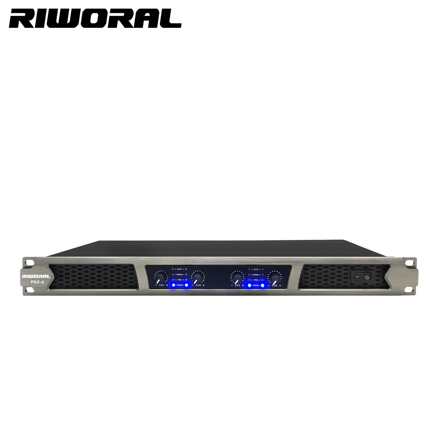 PAX4 Clase D 1200W * 4 Amplificador de potencia profesional de alta potencia 4 canales Digital 1u Amplificador Profesional