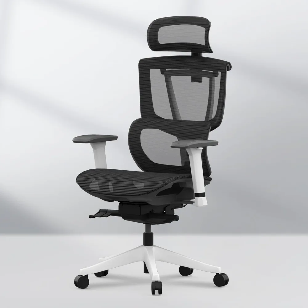 

C7 Premium Ergonomic Office Chair - Adjustable 3D Armrests, Dynamic Lumbar Support, Recline & Tilt Function, Mesh Seat