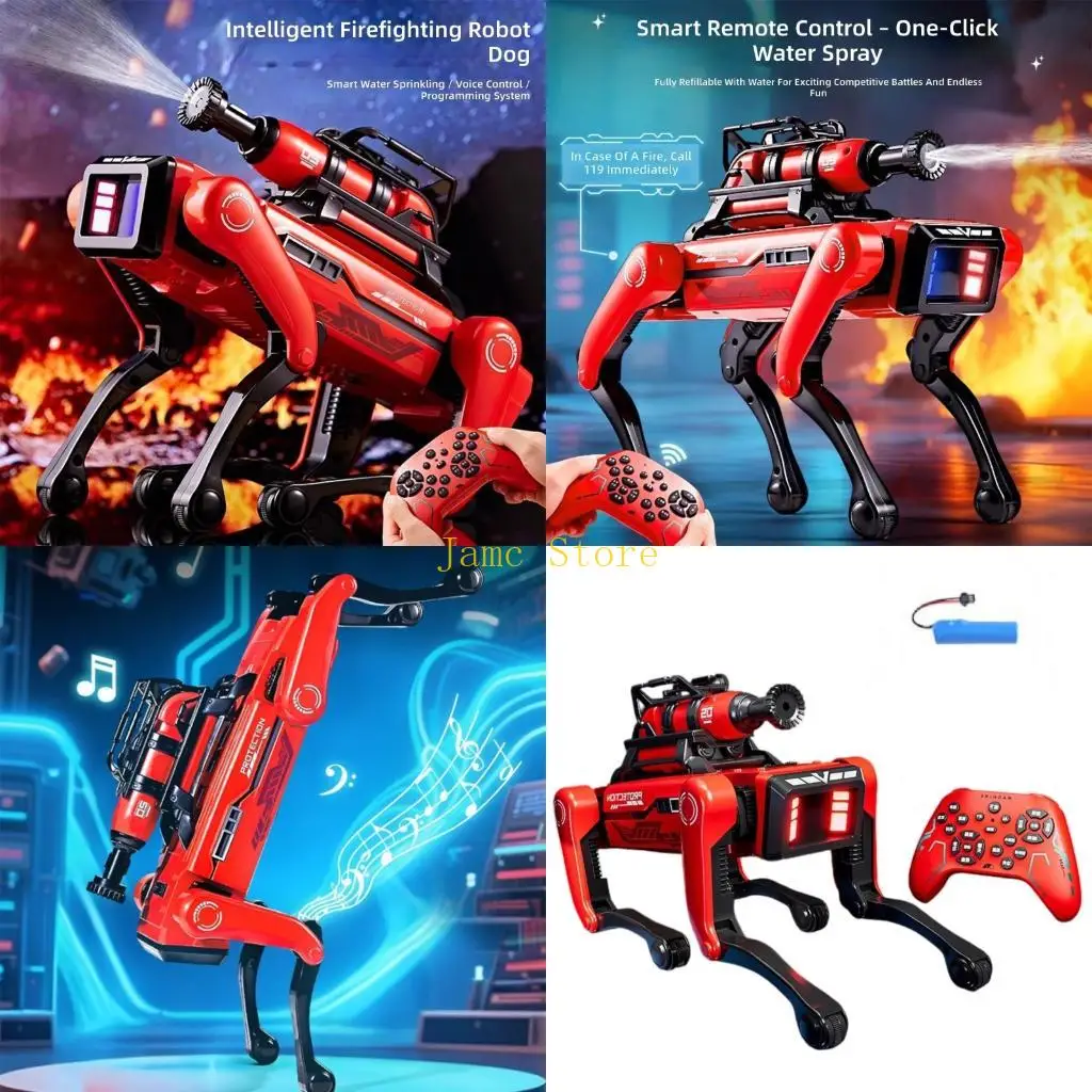 LX0B Intelligent Four Legged Robot with Remote Control & Auto Cooling System for Home