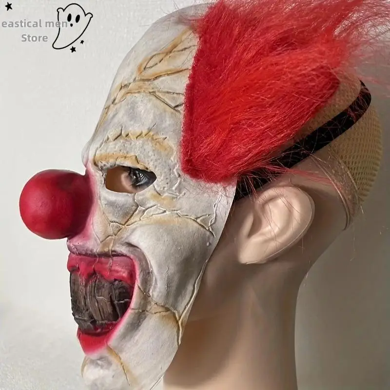 2025 Halloween Sweet Tooth Joker Masker Cosplay Bloody Full Face Clown Latex Maskers Halloween Carnaval Purim Party Kostuum Rekwisieten