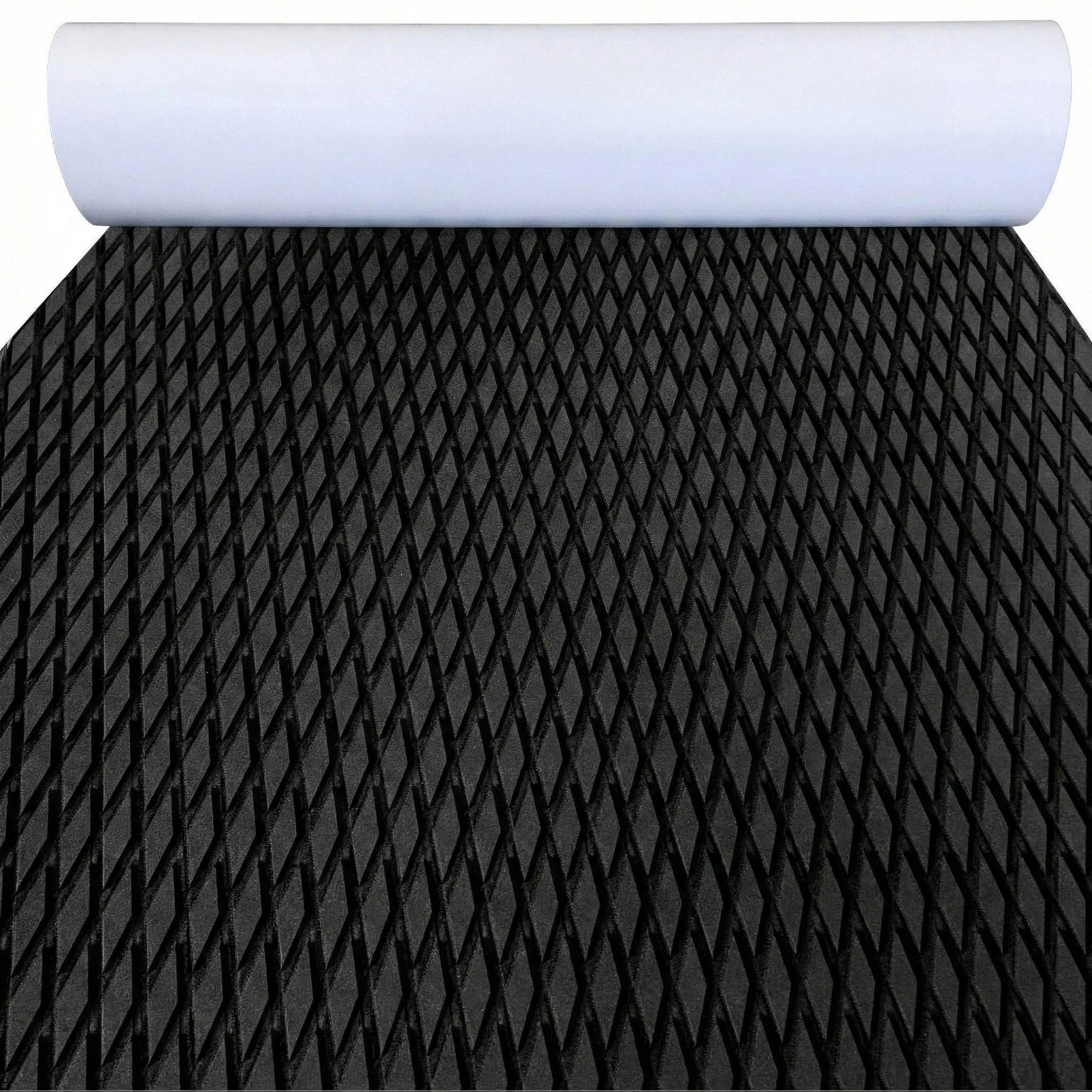 2400x410x5mm EVA Foam Boat Flooring Faux Teak Deck Sheet Non-slip Marine Yacht Mat Diamond Self-Adhesive Surfboard Traction Pad