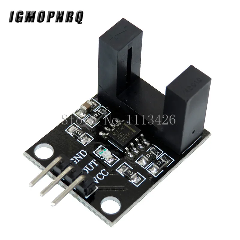 1PCS Beam Photoelectric Sensor With Infrared Sensor Module Counting Sensor Module Encoders to Test Motor's Rotational Speed
