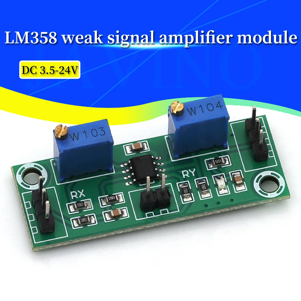 1/5/10Pcs LM358 Weak Signal Amplifier Voltage Amplifier Secondary Operational Amplifier Module Single Power Signal Collector