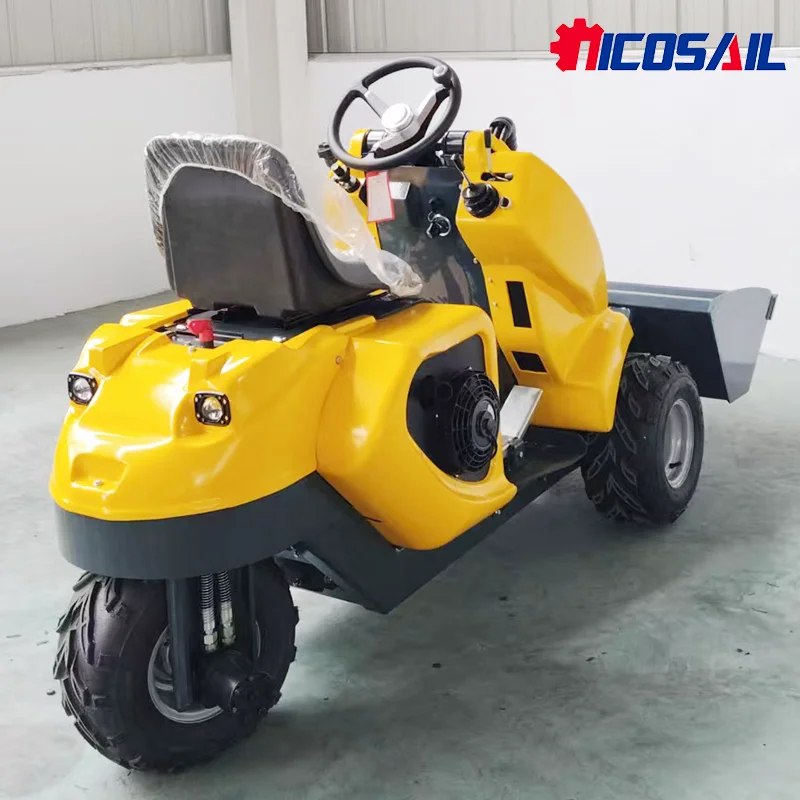 Venda quente Mini Skid Steer Loader de 3 rodas EPA e CE aprovado com sistema hidráulico durável e motor central frete grátis