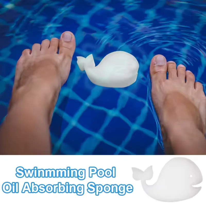 6-50Pcs Oil Absorbing Scum Sponge Octopus Shape Swimming Pool Foam Sponge Filter Remover Floating Cleaning Tools for SPA Hot Tub
