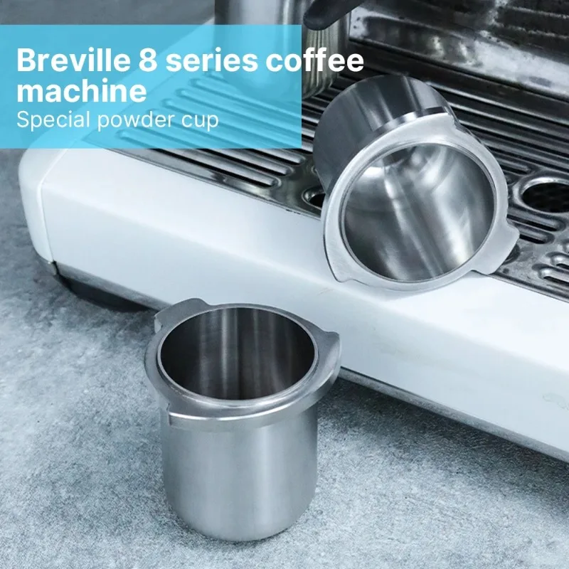 

Equipped with powder outlet and dual ear suspension design, 54mm coffee powder cup, and pressure coffee dispenser