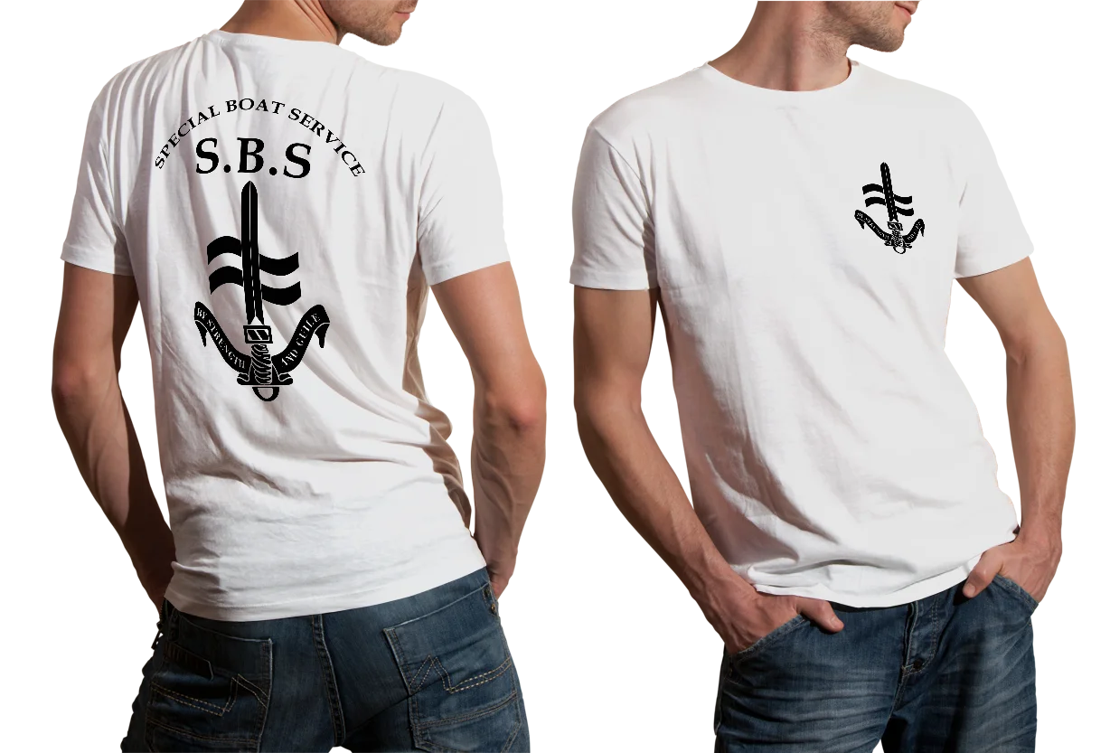 UK Royal Commando Frogmen Special Boat Service SBS Special Forces T-shirt Short Casual 100% Coton O-Neck Shirt