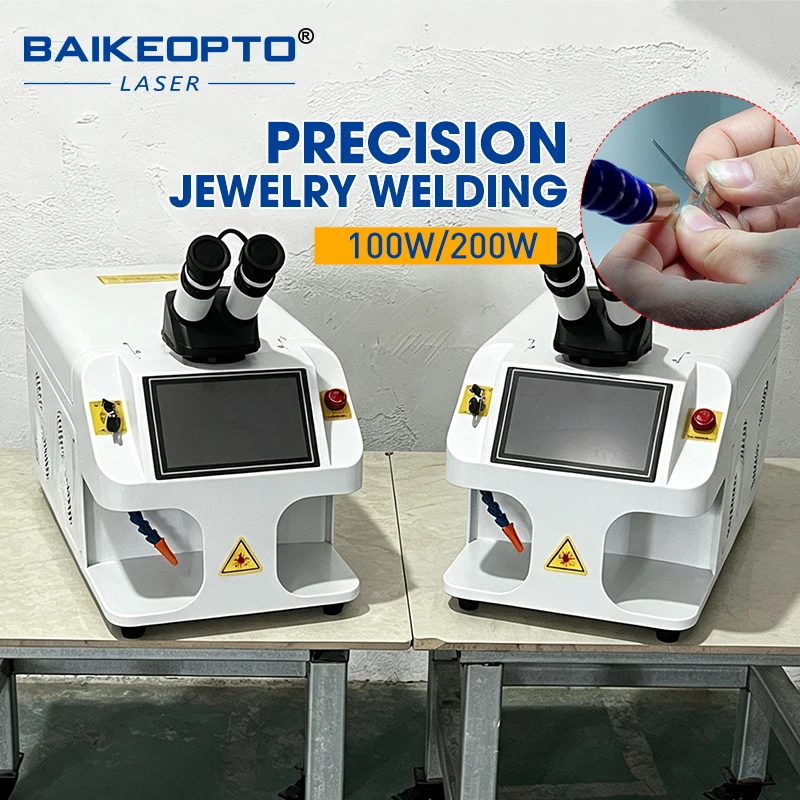 00W BK‑JW200B Laser Spot Welding Machine For Precious Metal Jewellery Repair & Remake Work