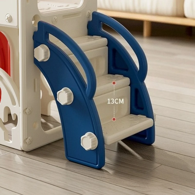 安全ベビー滑り台おもちゃ 室内プラスチック製子供用滑り台 多機能家庭用子供用滑り台 幼児用家庭用ゲーム クライミング滑り台