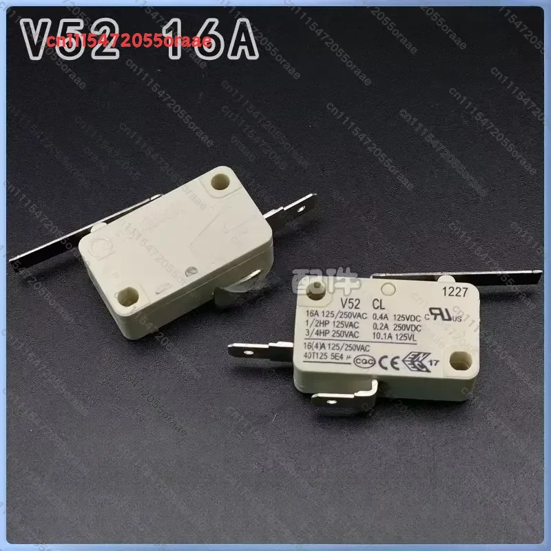 V52 16A 2Pcs for Wave Automatic Washing Machine Stop Microswitch Accessories