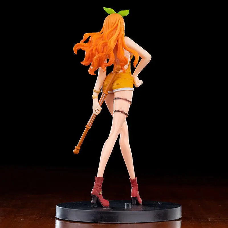 16Cm Hot Anime One Piece:stampede Figure Nami Standing Posture Pvc Action Figures Model Cute Decoration Doll for Friend Gifts