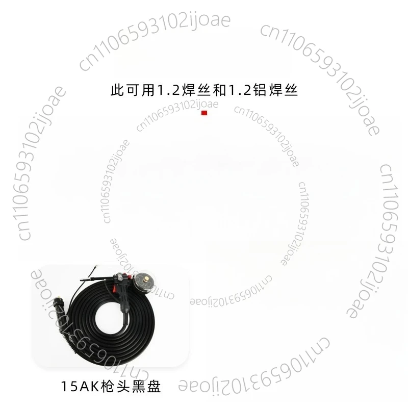 10Ft 3 Meters Welder Spool Gun Wire Feeder Aluminum Welder Use Standard Spool with Euro Connection 24V DC Motor  Nozzle