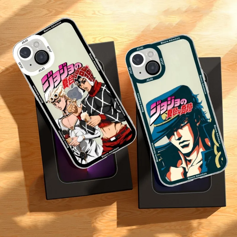 JoJos Bizarre Adventure Angel Eyes Phone Case For iPhone 14 13 12 11 Pro Max Mini XS 14 Plus 12 13 MINI Soft Transparent Covers