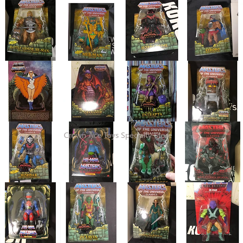 

Mattel Masters OF The UNIVERSE CLASSICS MER MAN GRANAMYR TRAP JAW OCTAVIA QUEEN MARLENA ENTRAPTA ROTAR Trendy Toys Desktop Gifts