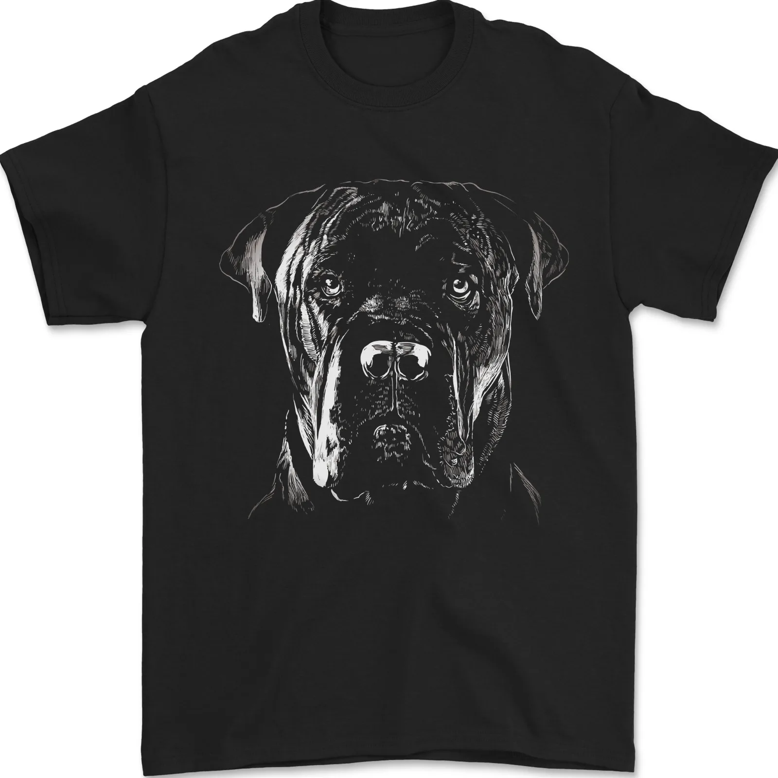 Cane Corso Head Shot Dog Mens T Shirt 100 Cotton