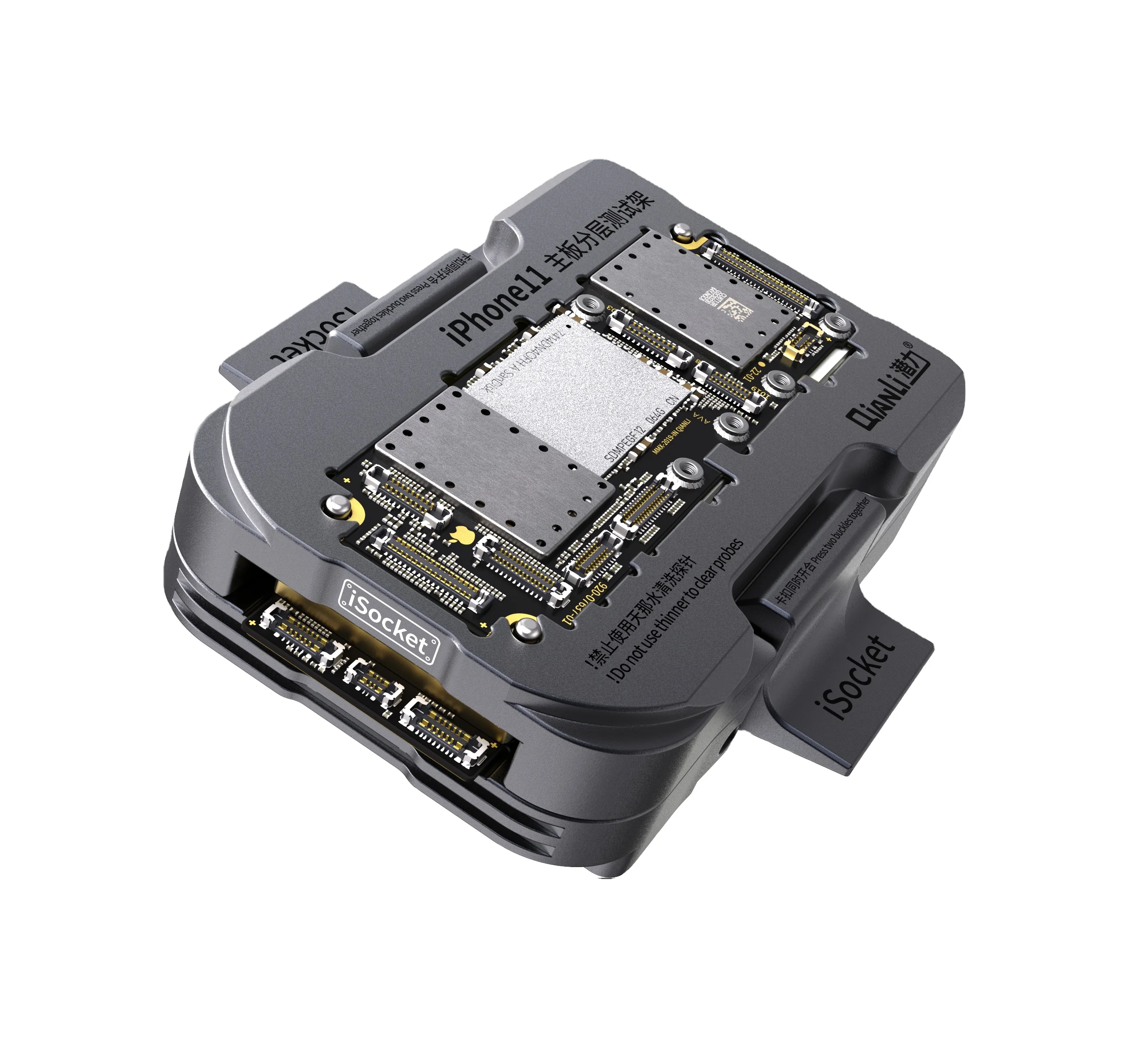 QianLi Functional Test Machine Mother Board ISocket for iphone 11 X Pro Max Motherboard Repair