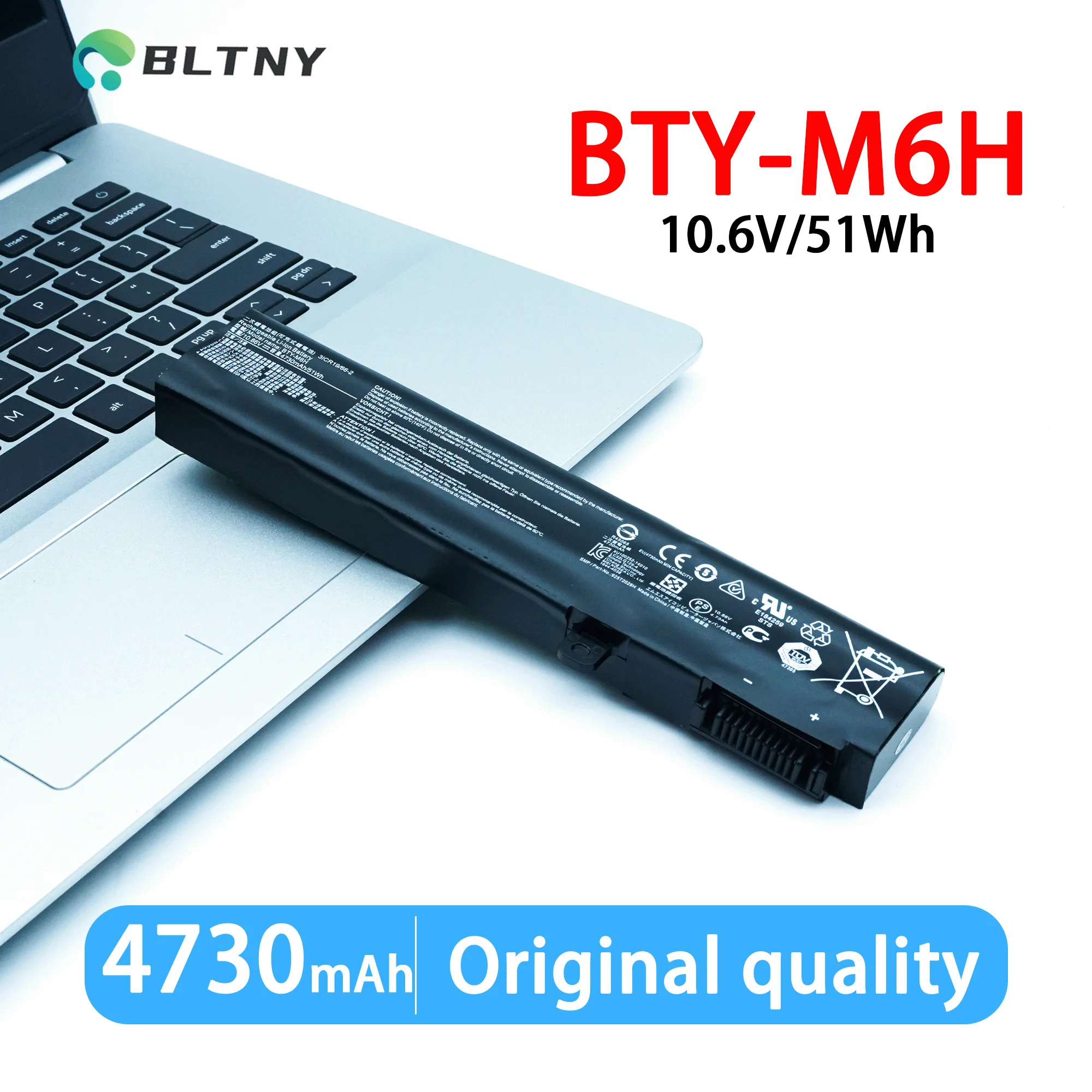 

Аккумулятор BTY-M6H 51WH для MSI MS-16J2 MS-16J3 MS-16J9 MS-1792 MS-1795 GE62 GE72 GP62 GP72 GL62 GL72 GP62VR GP72VR PE60 PE70
