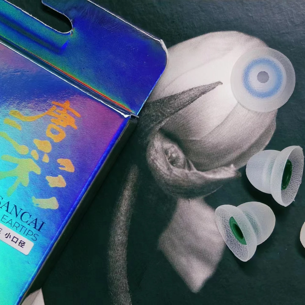 Tangzu Tang Sancai متوازن/WirdBore/Narrow Ver. سماعات أذن من السيليكون داخل الأذن، 3 أزواج من ملحقات سماعات الرأس، سدادة أذن #5