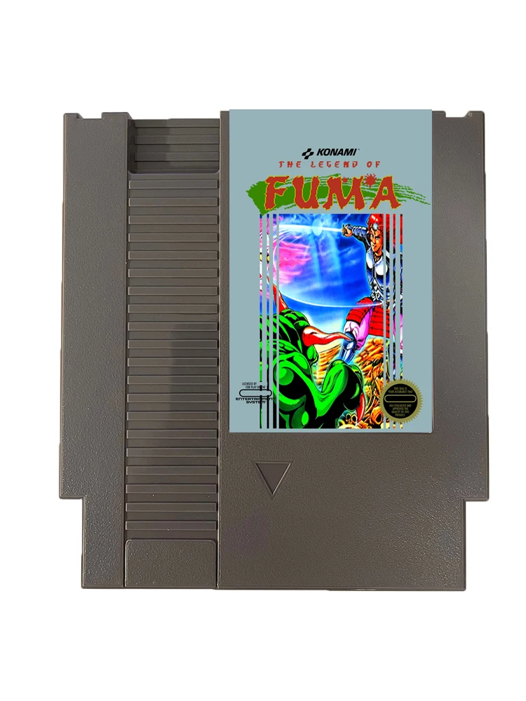 The Legend of Fuma NES Rom Hack - 8 بت 72 دبابيس بطاقة الألعاب PAl/NTSC USA VERSION Game Cartridge لوحدة التحكم NES الكلاسيكية - اللغة الإنجليزية
