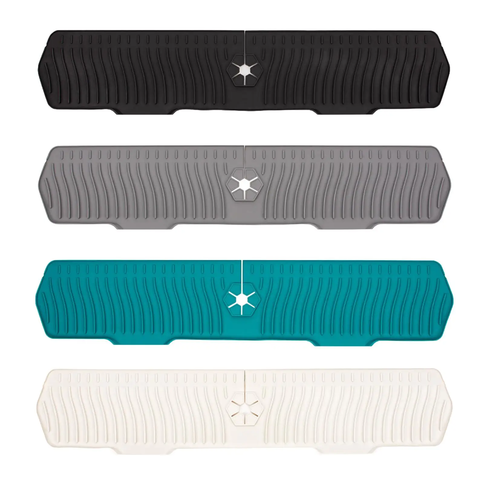 Silicone Sink Faucet Mat 76cmx15.3cm Sink Sponge Holder Silicone Sink Mat for