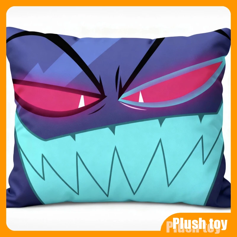 

New H-Hazbin VOX Cartoon Hotel Funny Pillow Case Cover Suitable For Sofa Car Cushion Rectangular Back Cushion Plush Toys Gifts