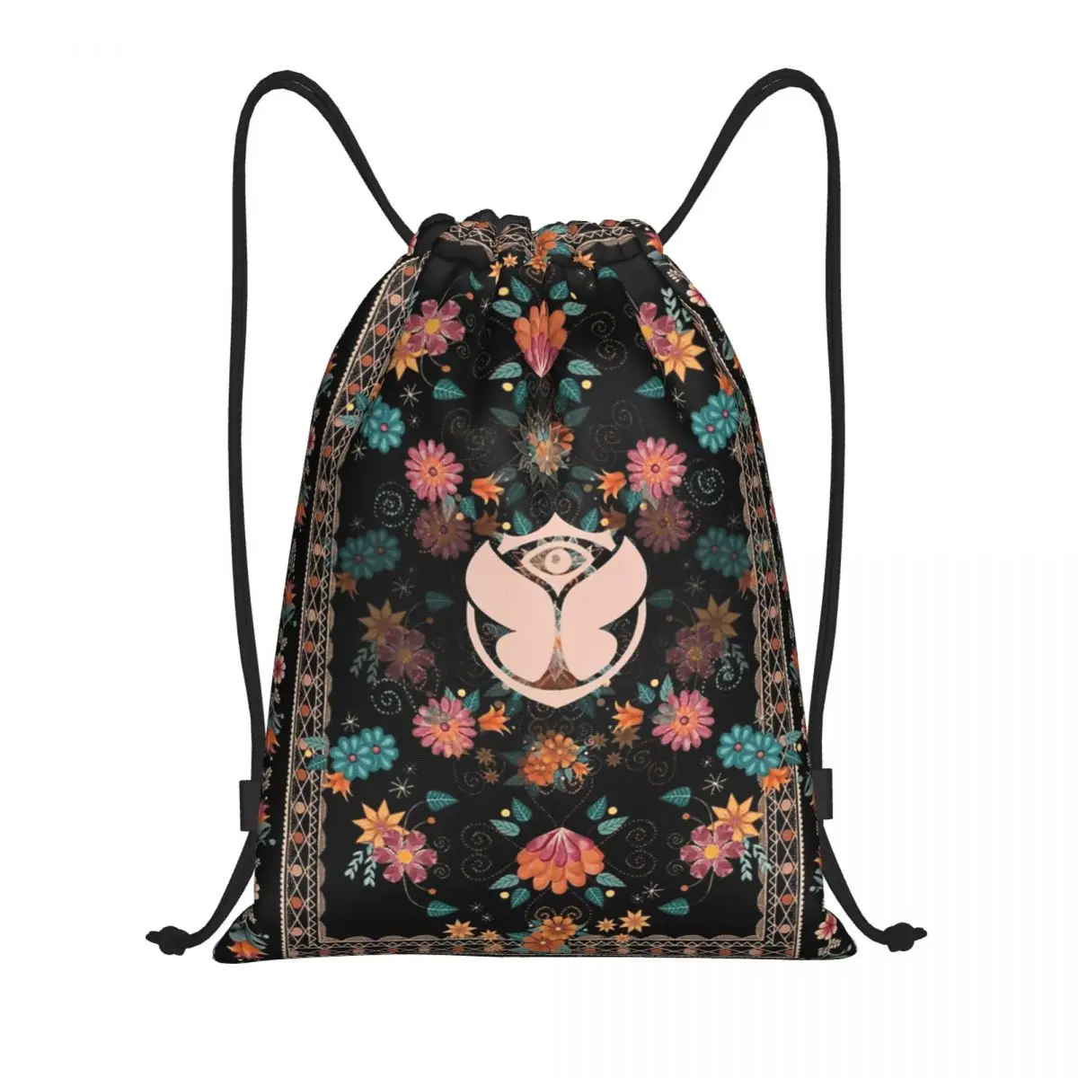 حقيبة ظهر برباط لمهرجان الموسيقى من تومورولاندز، حقيبة رياضية للصالة الرياضية، حقيبة بسلسلة للتمرين #1