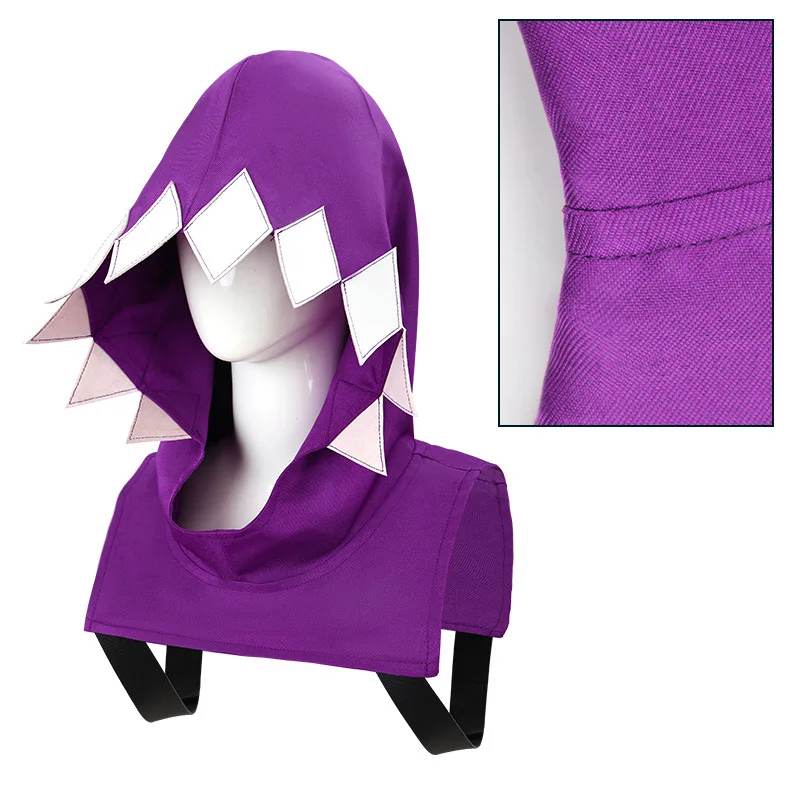 Jinx Arcane Cosplay Outfit Anime Game LoL Purple Hat Accessories Outfits Halloween Party Role Play Suit for Women Accessories