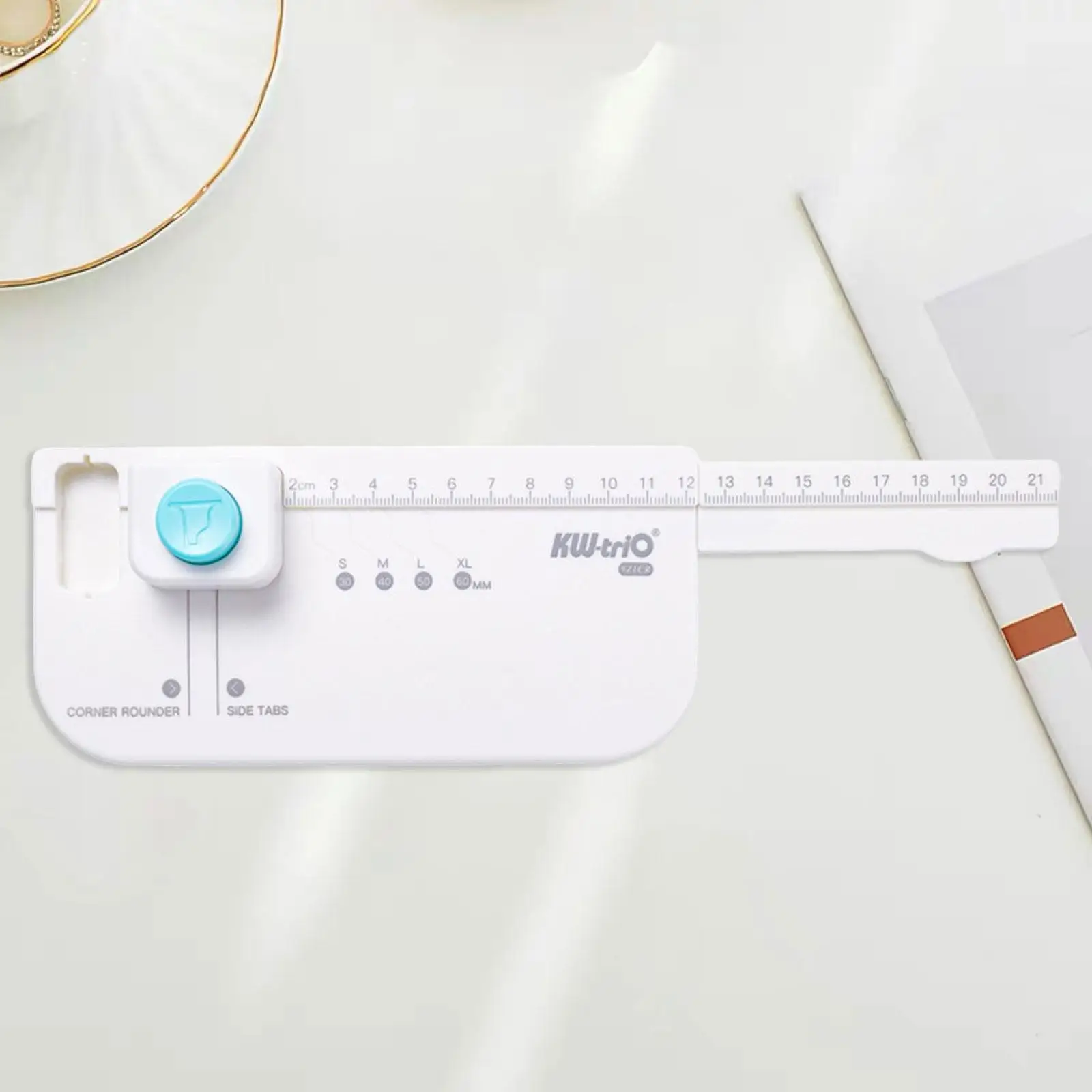 Separator Page Making Board Tab Divider Supplies Label Punching Plate Tab Puncher Paper Craft Scoreboard for Scrapbooking