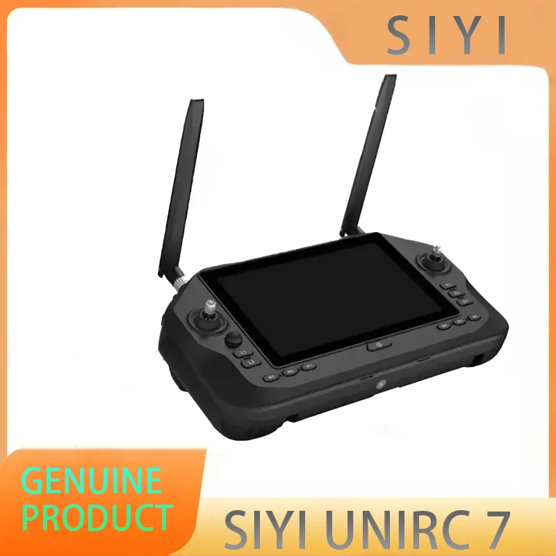 

SIYI UniRC 7/7 Pro Двухчастотная портативная заземляющая станция 7 дюймов 1080P Диапазон 40 км Интеллектуальный контроллер для БПЛА UGV USV Robotics