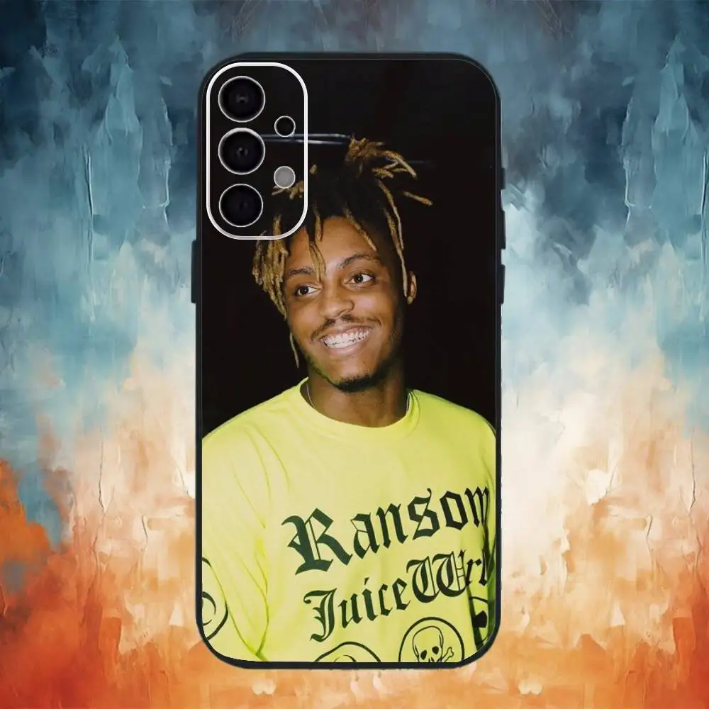 Singer J-Juice W-WRLD Phone Case For Samsung S25,S24,S21,S22,S23,S30,Ultra,S20,Plus,Fe,Lite,Note,10,9,5G Black Cover #4