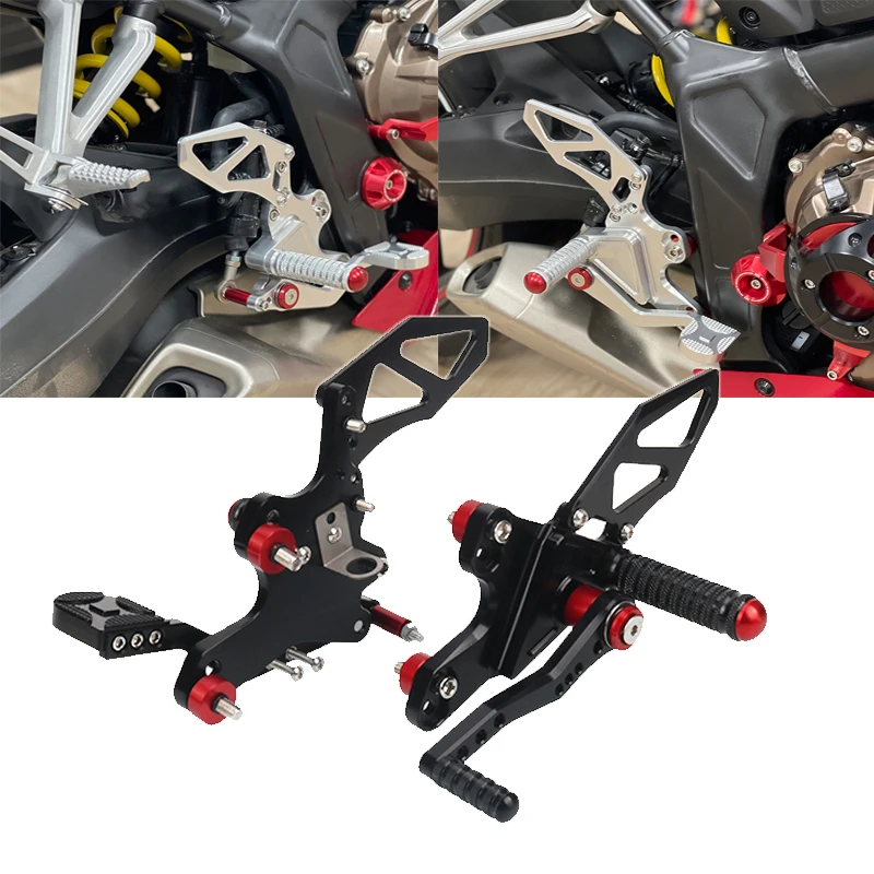 For HONDA CB650F CBR650F CB650R CBR650R CB 650F 650R CBR 650R Motorcycle CNC Adjustable Rear Set Rearsets Footrest Foot Rest