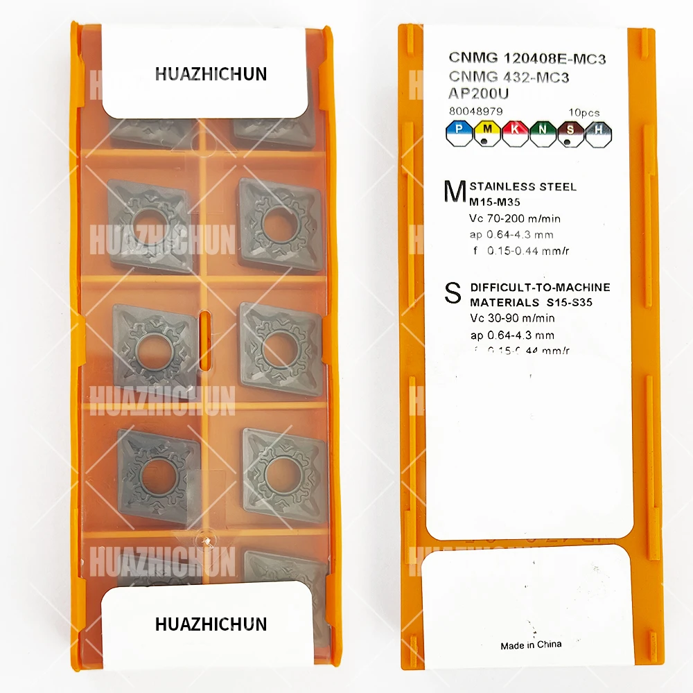 

HUAZHICHUN CNMG120408E-MC3 AP200U Turning Inserts