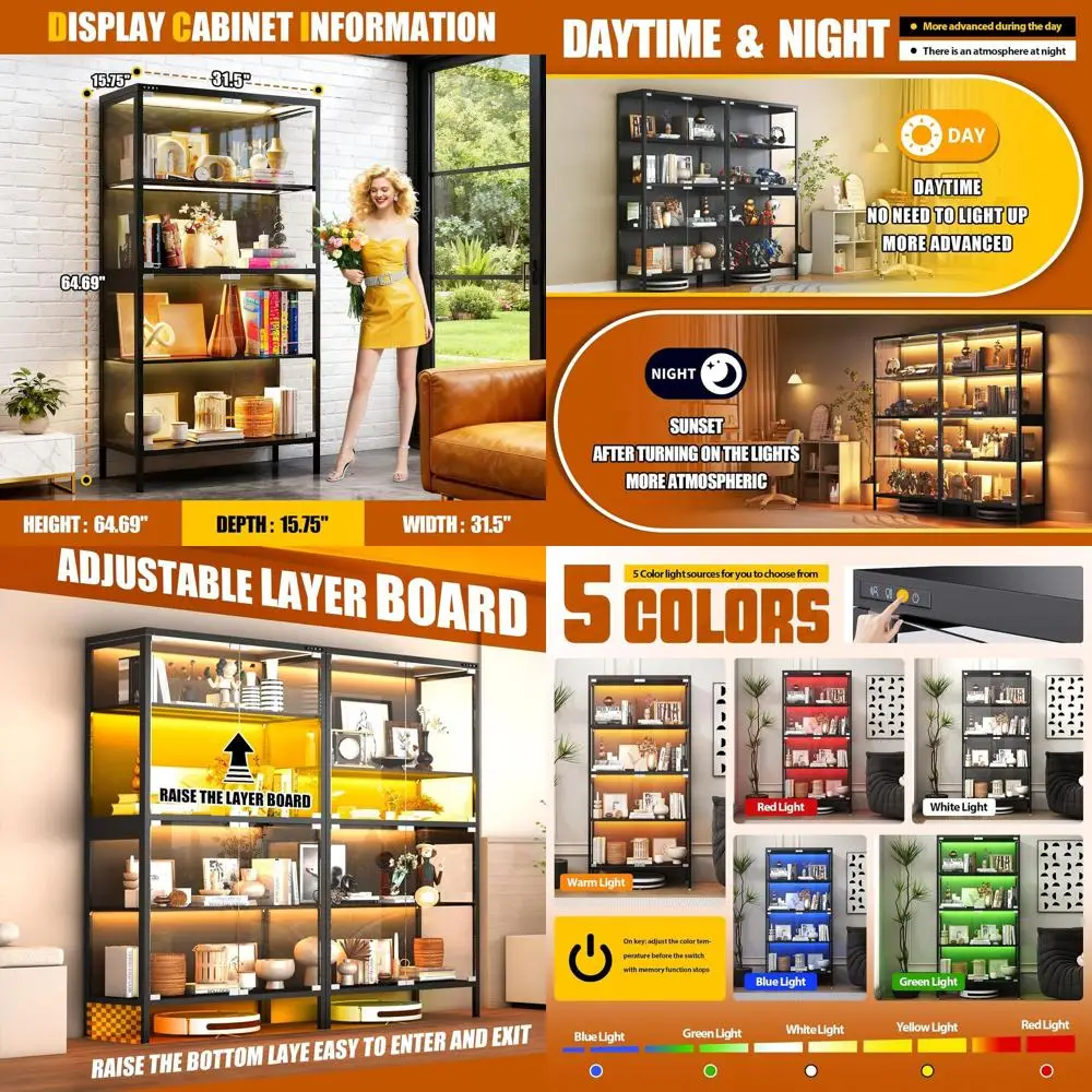 Rgb Display Cabinet…