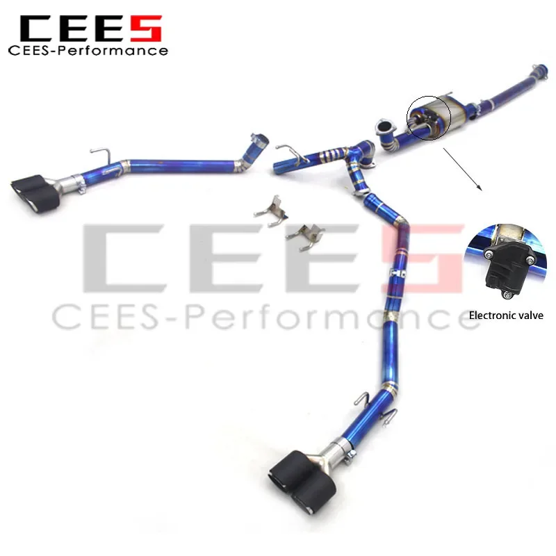 

Выхлопная система CEES Valvetronic для Ford F150 3.5T 2015-2019, спортивный глушитель Catback с клапаном и контроллером