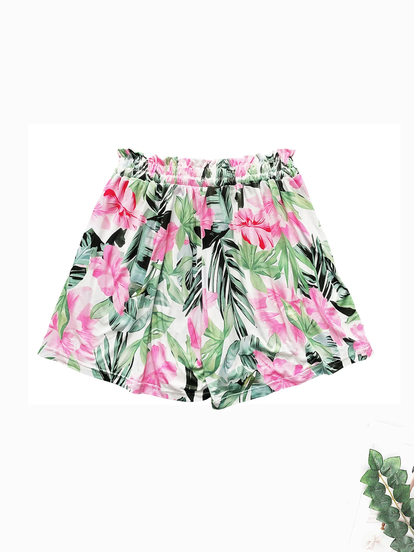 Short d'été à imprimé Floral pour femmes, pantalons décontractés, avec cordon de serrage, nouvelle collection