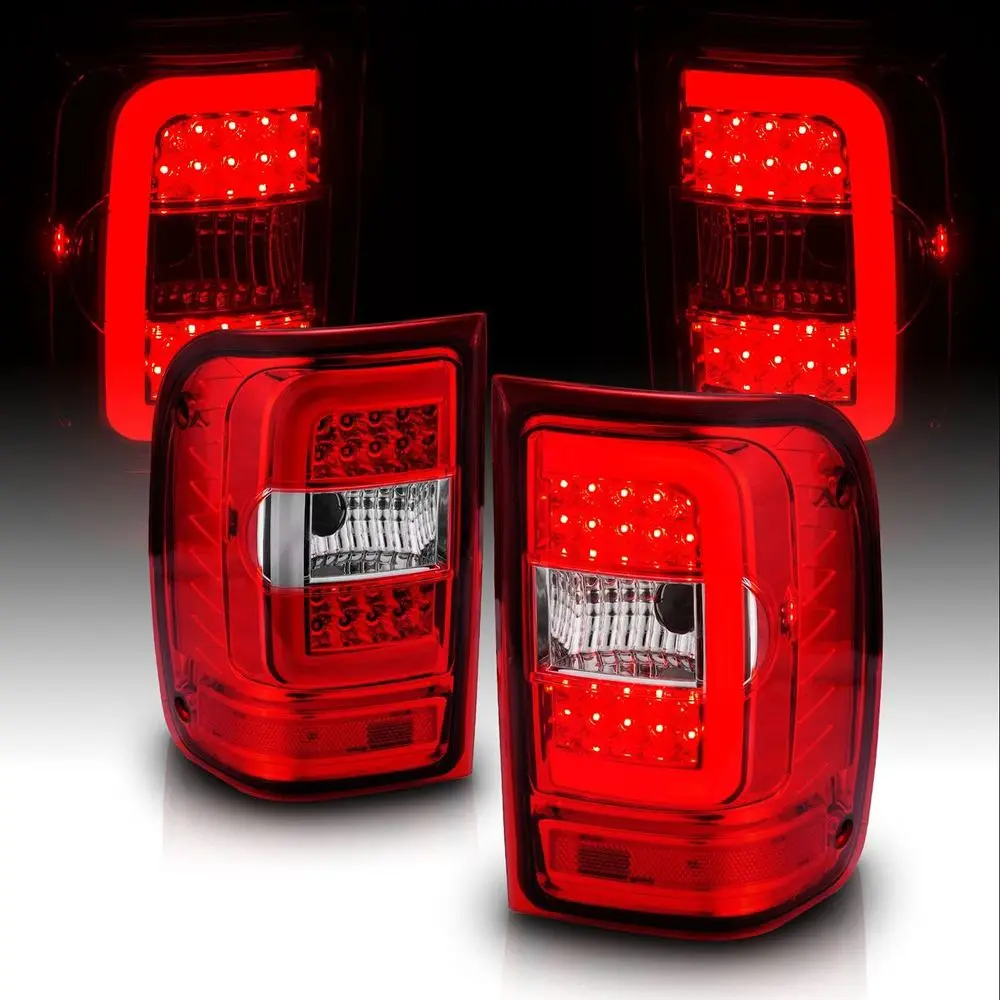 

Светодиодные трубчатые фонари C-типа Ruby Red для Ford Ranger 2001-2011 годов выпуска - задние стоп-сигналы, левая и правая стороны.