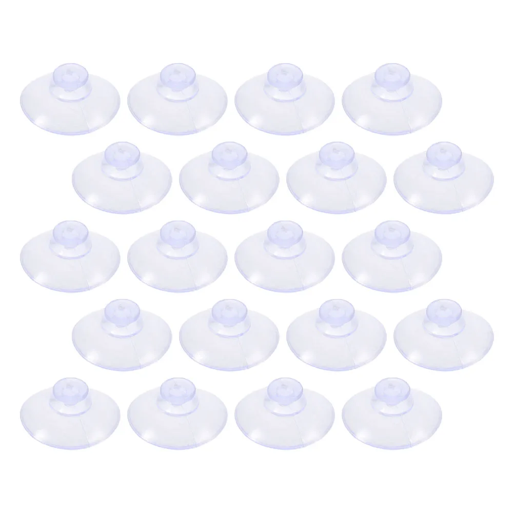 

100pcs Suction Cup Hanger For Glass Tabletop Anti-Collision Pvc Small Suction Cups Hanging Decorations Holder Pads Furniture
