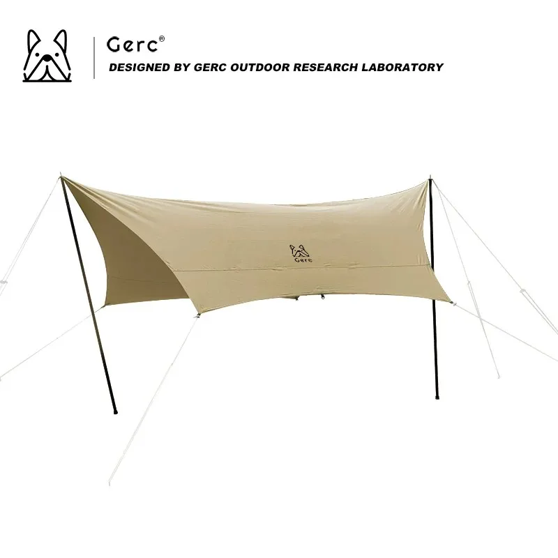 Lightweight Hexagonal Camping Waterproof Sunshade Outdoor Sunshade, Suitable For Hiking, Beach Picnic Trips