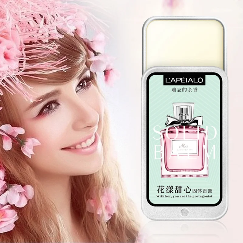 

Solid Balm, Body Pheromone Perfume Solid Balm for Woman Long Lasting Fragranc Light Fragranc Solid Perfume Balm