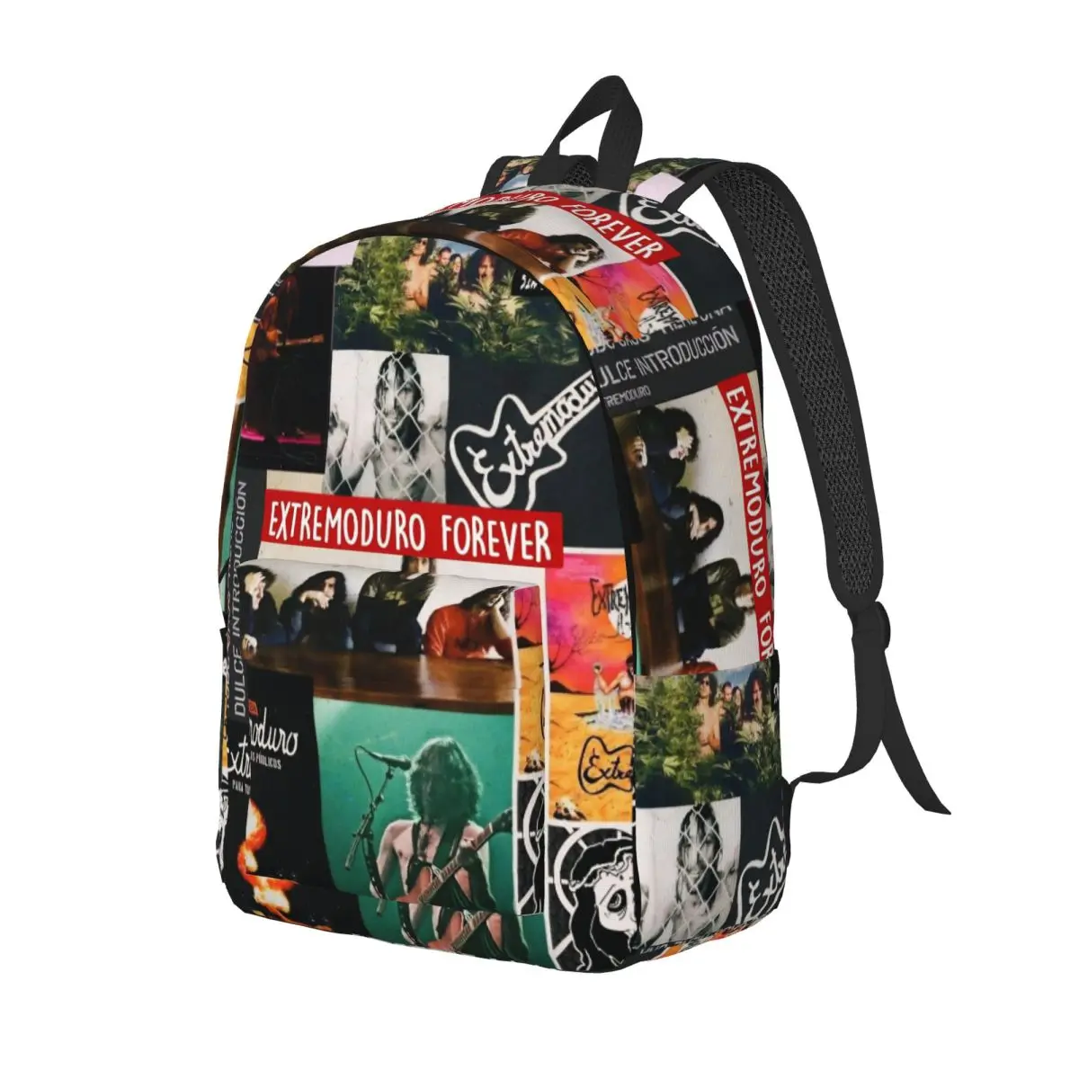 Extremoduro Album Rock Band Cool Backpack Durable High School Business Daypack for Men Women Laptop Shoulder Bag
