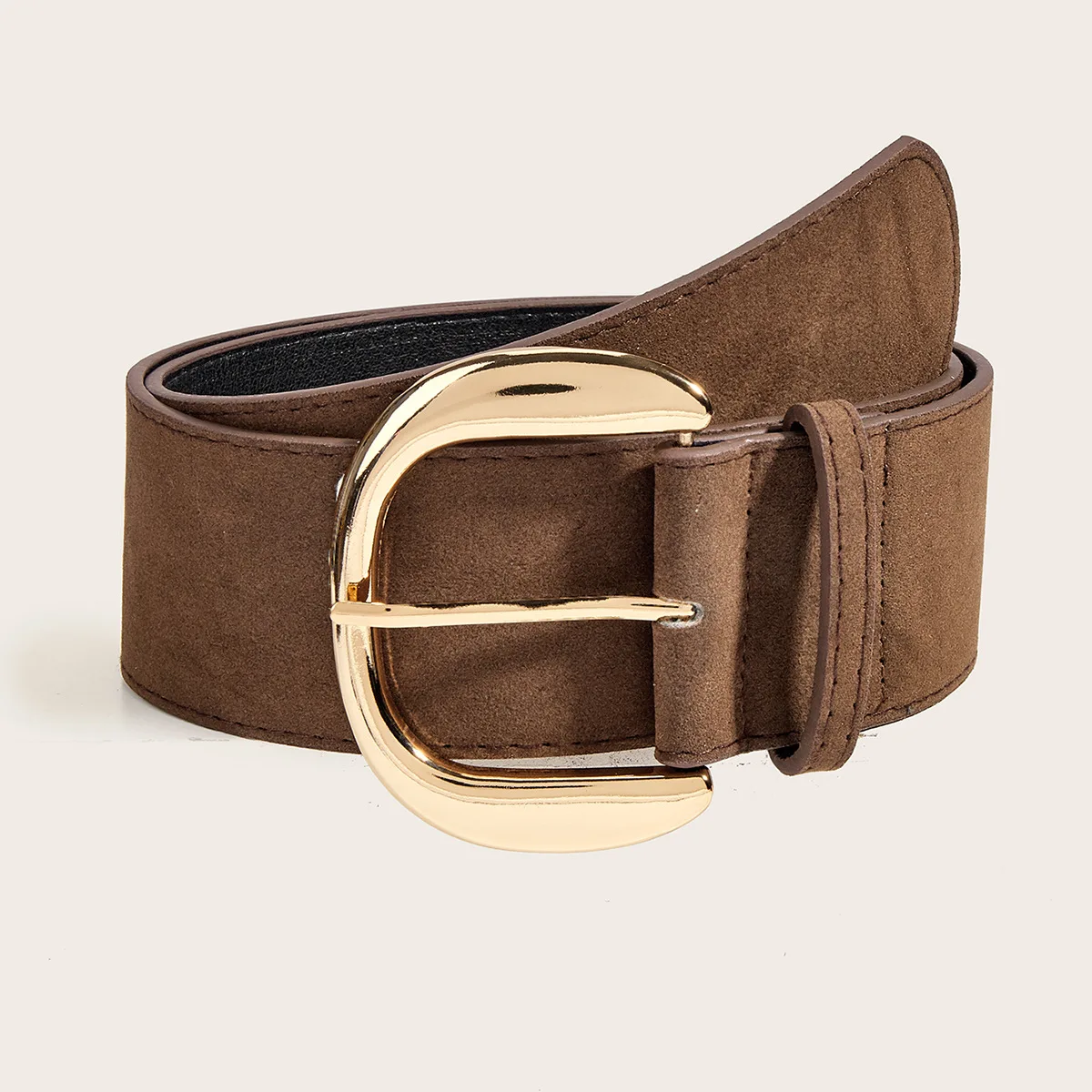 2026 New PU Leather Belt Ladies Retro Casual Pin Buckle Wide Belts for Women Luxury Designer Brand Skirt Decoration Belt