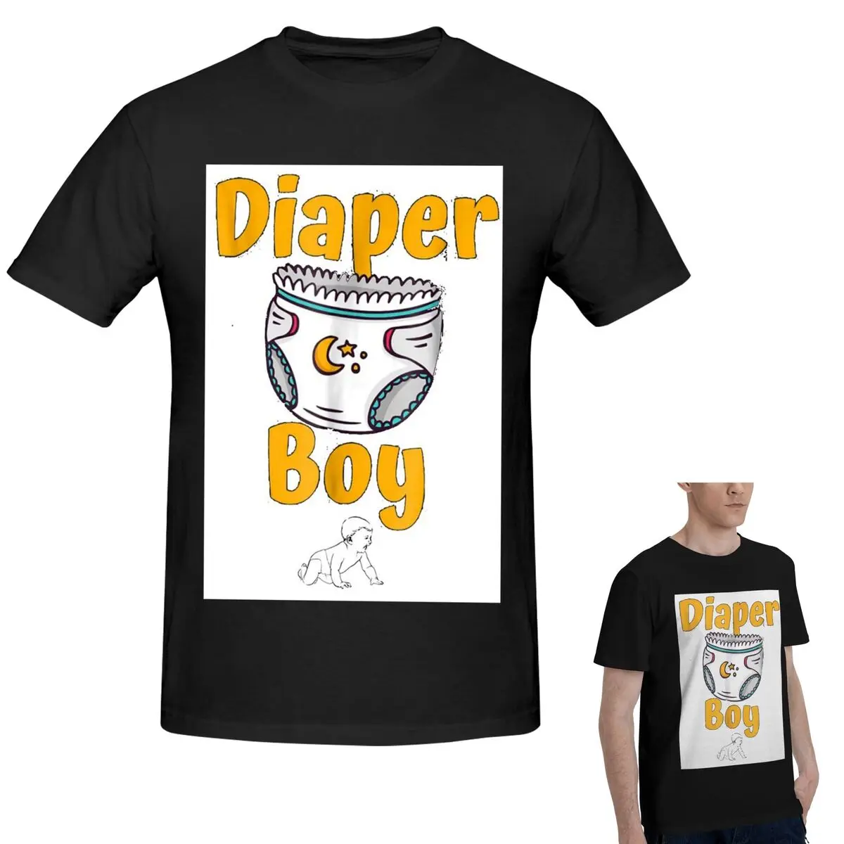 

Футболка для мальчиков из 100% хлопка, мужская модная футболка большого размера, мужские летние рубашки с круглым вырезом, топы, S-6XL